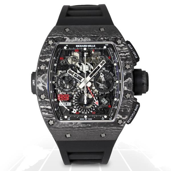 Richard Mille RM11-02 Flyback Chronograph Dual Time Zone “Jet Black” Americas Limited Edition