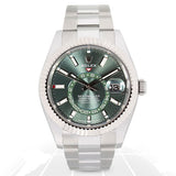 Rolex Sky-Sweller “Mint Green” “Stickered” 336934
