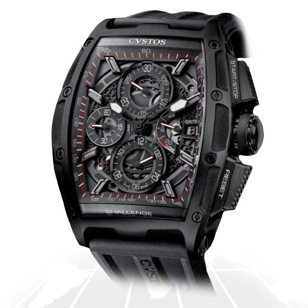 Cvstos	Cvstos Challenge Chrono Ii Black Latest Watches