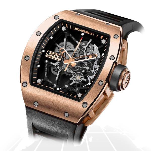 Richard Mille	Rafael Nadal Americas Gold Toro	Rm035 Rg Latest Watches