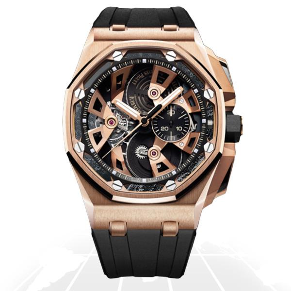 Audemars Piguet	Royal Oak Offshore Tourbillon Chronograph	26421Or.oo.a002Ca.01 Latest Watches