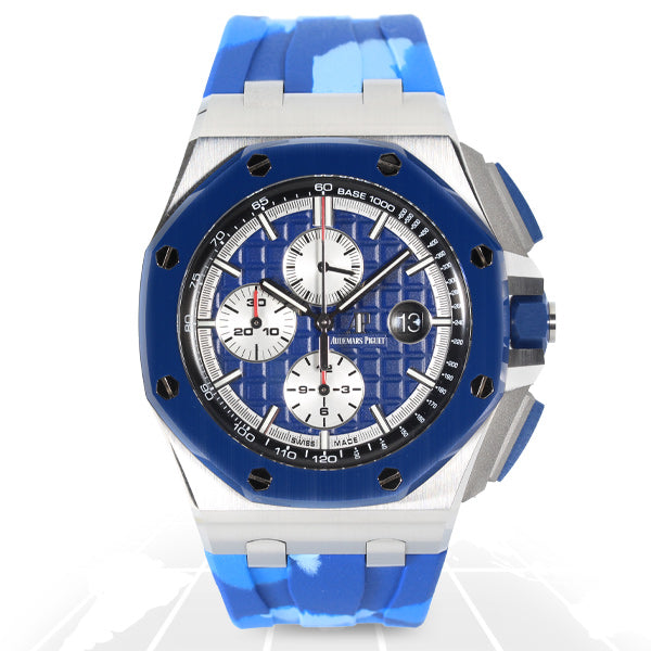 Audemars Piguet	Royal Oak Offshore "Blue Camouflage"	26400SO.OO.A335CA.01