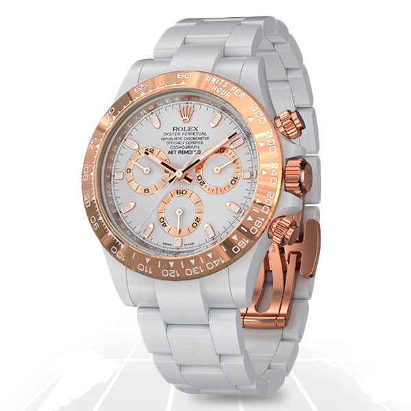 AET Remould	Rolex Cosmograph Daytona Platinum-Colored Classic Rose Gold Bezel	116503