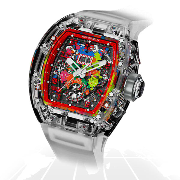 AET Remould	Richard Mille Sapphire Collection Flyback Chronograph "A11 Fantasy Rouge"	RM011 FM