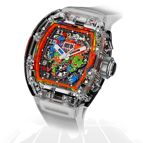 AET Remould	Richard Mille Sapphire Collection Flyback Chronograph "A11 Fantasy Orange"	RM011 FM