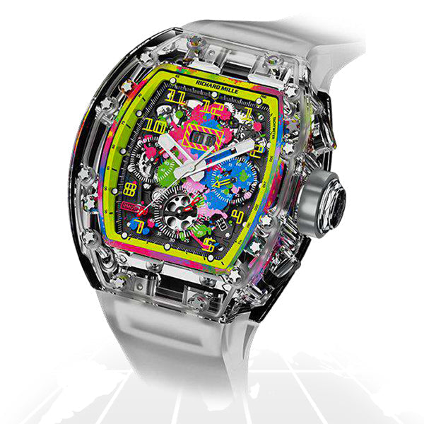 AET Remould	Richard Mille Sapphire Collection Flyback Chronograph "A11 Fantasy Jade"	RM011 FM