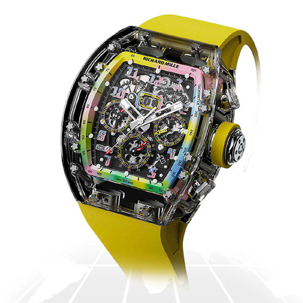 AET Remould	Richard Mille Sapphire Collection Flyback Chronograph "A11 Time Machine Yellow"	RM011 FM