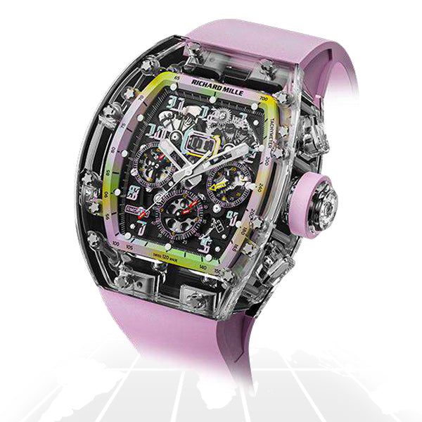 AET Remould	Richard Mille Sapphire Collection Flyback Chronograph "A11 Time Machine Lilac Pink"	RM011 FM