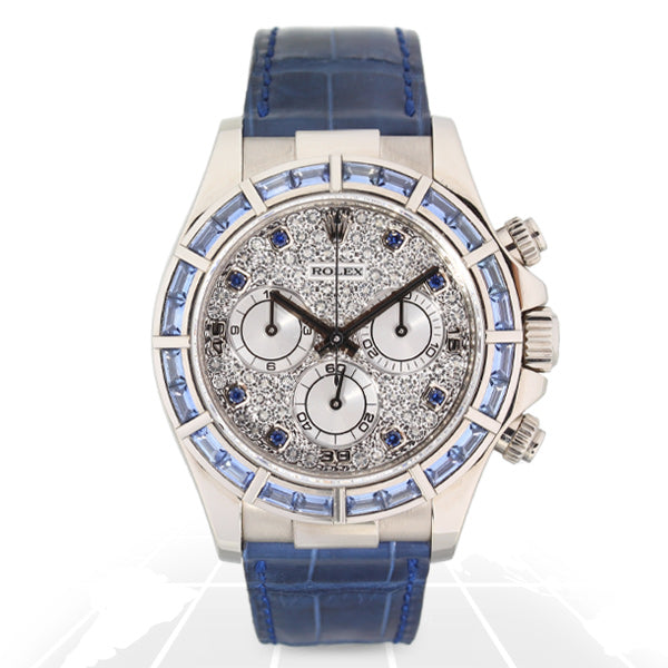 Rolex Cosmograph Daytona “Pave With Sapphire” 116589SACI