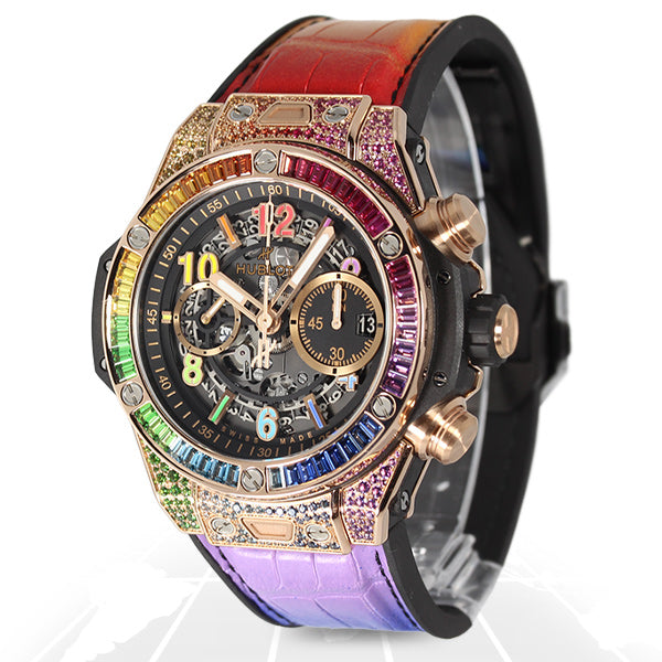 Hublot Big Bang Unico King Gold Rainbow 421.OX.1118.LR.0999