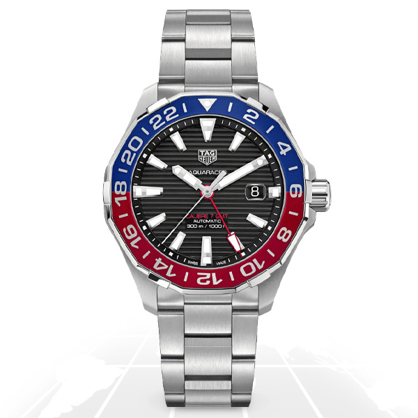 Tag Heuer	Aquaracer 300M Calibre 7 Gmt	Way201F.ba0927 A.t.o Watches